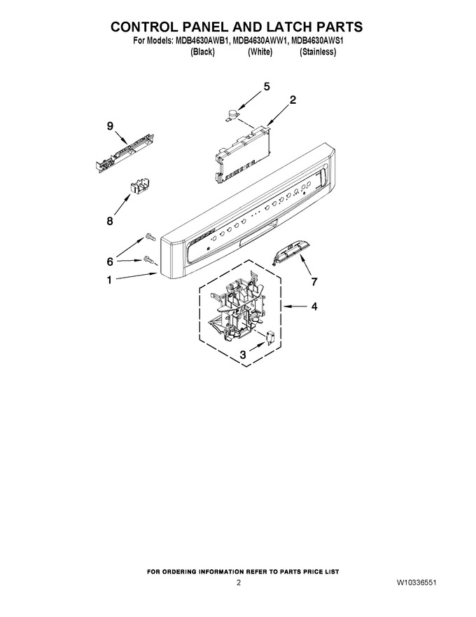 Diagram for MDB4630AWW1