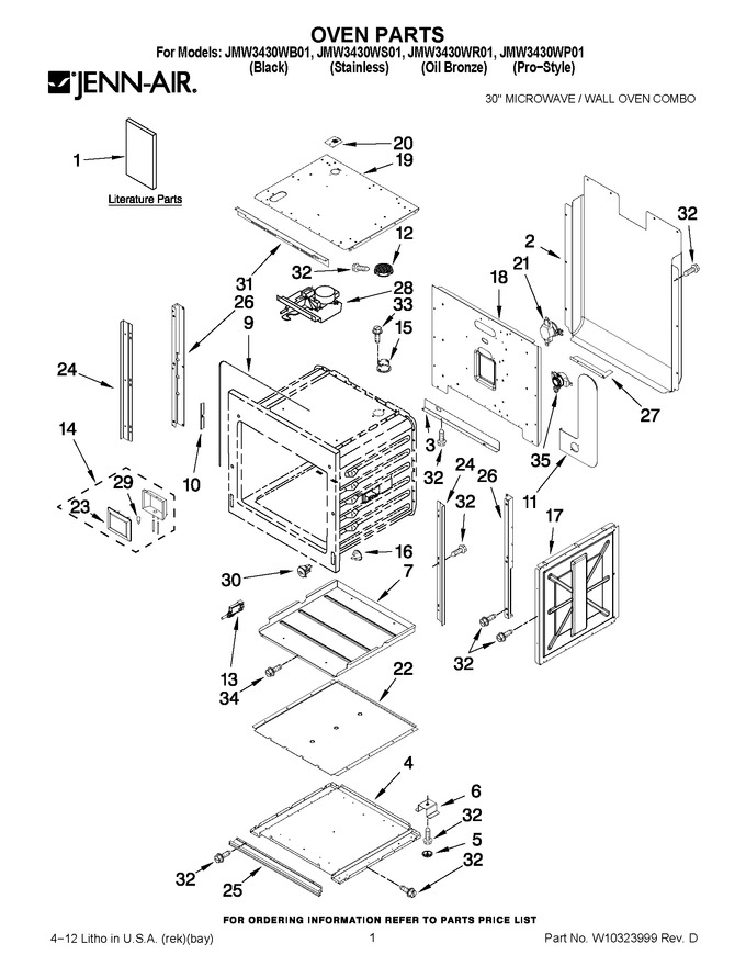 Diagram for JMW3430WP01