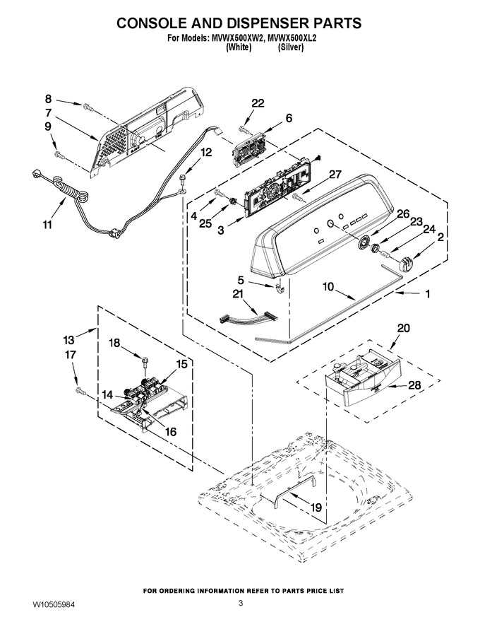 Diagram for MVWX500XL2