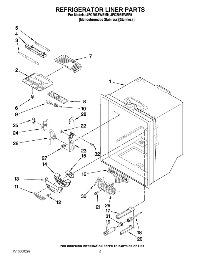 Diagram for JFC2089WEP9