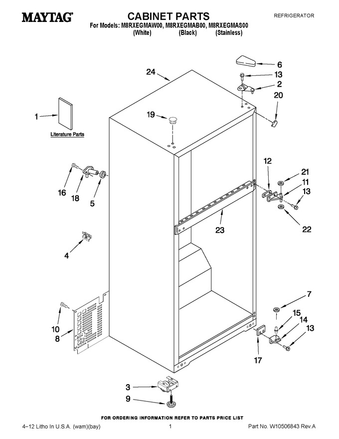 Diagram for M8RXEGMAB00