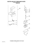 Diagram for 14 - Motor And Ice Container Parts