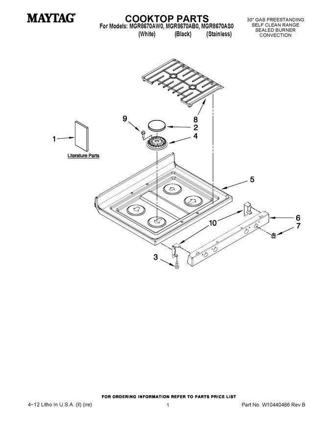 Diagram for MGR8670AB0