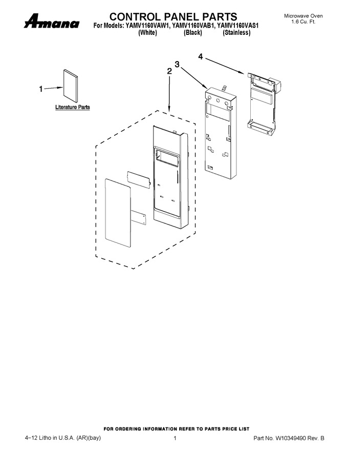 Diagram for YAMV1160VAS1