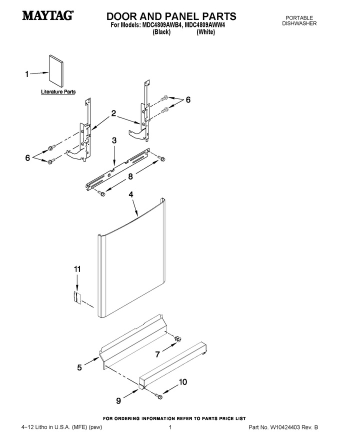 Diagram for MDC4809AWW4