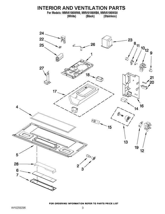 Diagram for MMV6186WW0