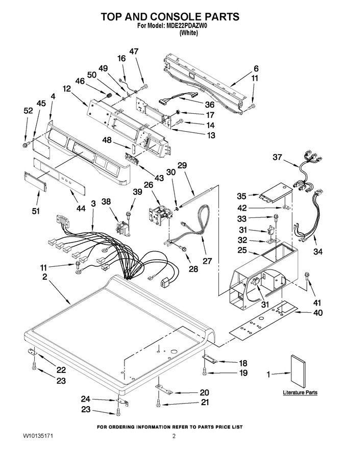 Diagram for MDE22PDAZW0