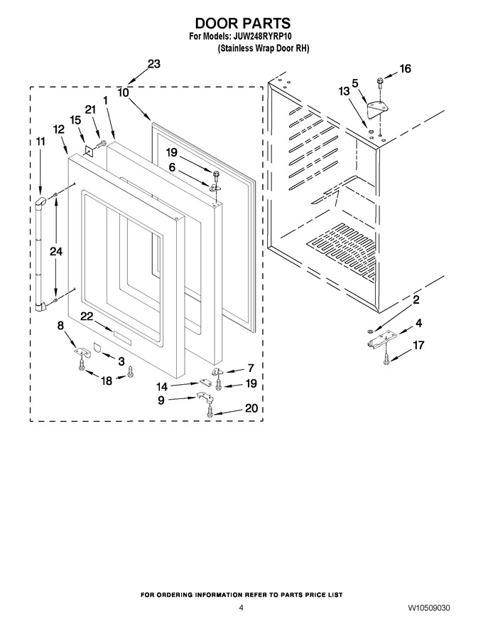 Diagram for JUW248RYRP10