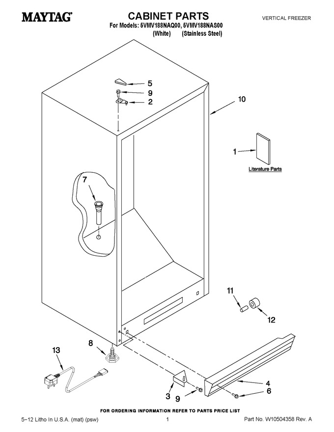 Diagram for 5VMV188NAS00