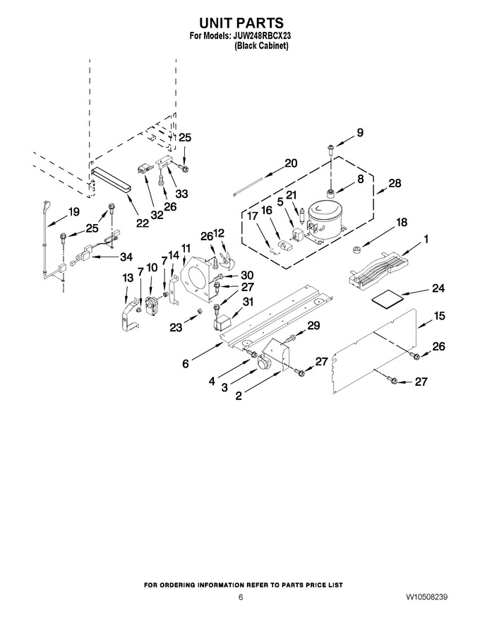 Diagram for JUW248RBCX23