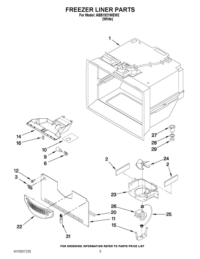 Diagram for ABB1921WEW2