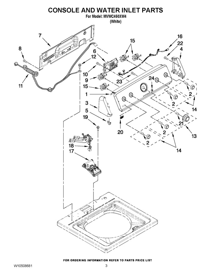 Diagram for MVWC450XW4