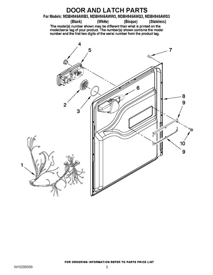 Diagram for MDBH945AWS3