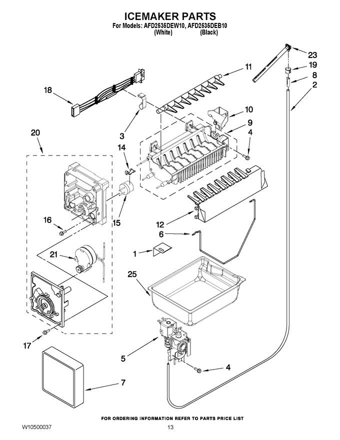 Diagram for AFD2535DEB10