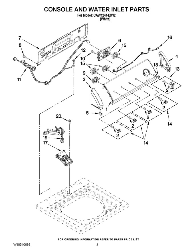 Diagram for CAW12444XW2