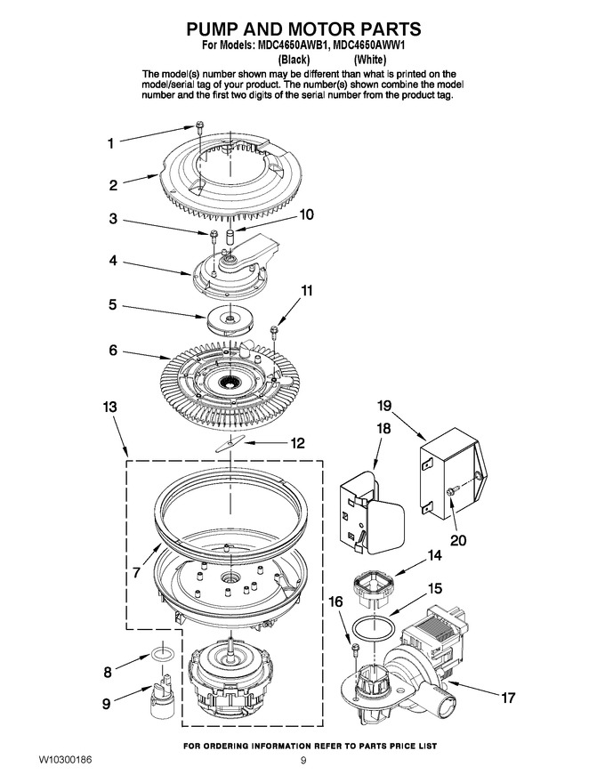 Diagram for MDC4650AWW1