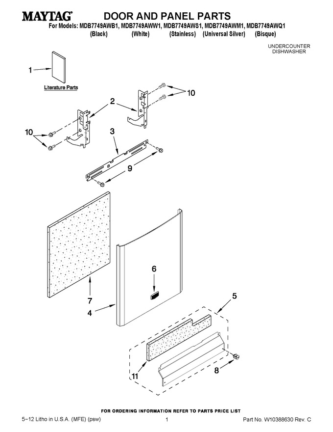 Diagram for MDB7749AWM1