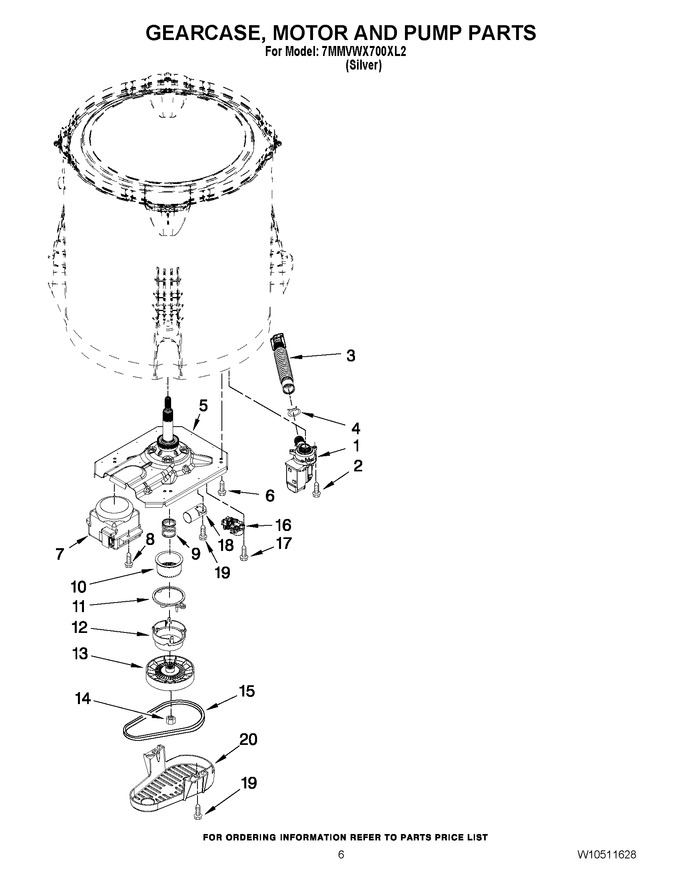 Diagram for 7MMVWX700XL2