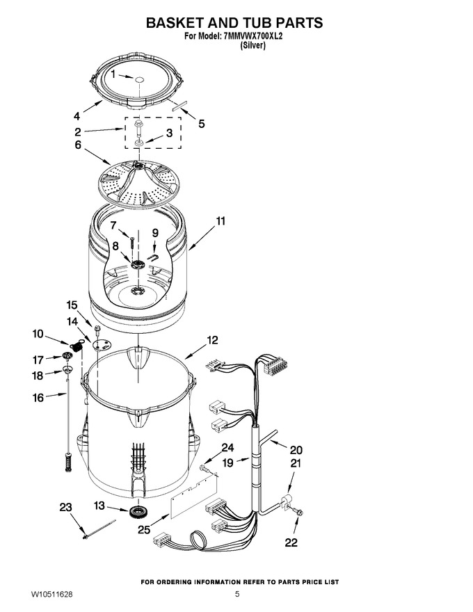 Diagram for 7MMVWX700XL2