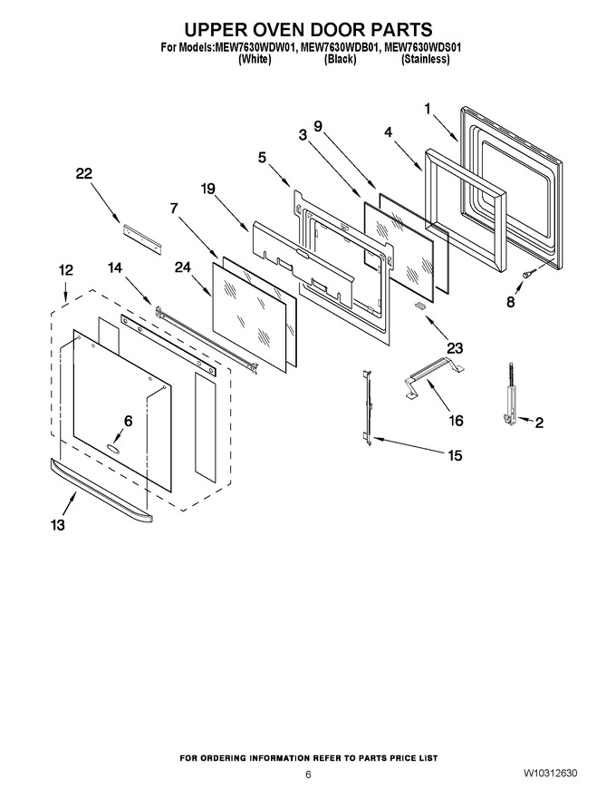 Diagram for MEW7630WDS01
