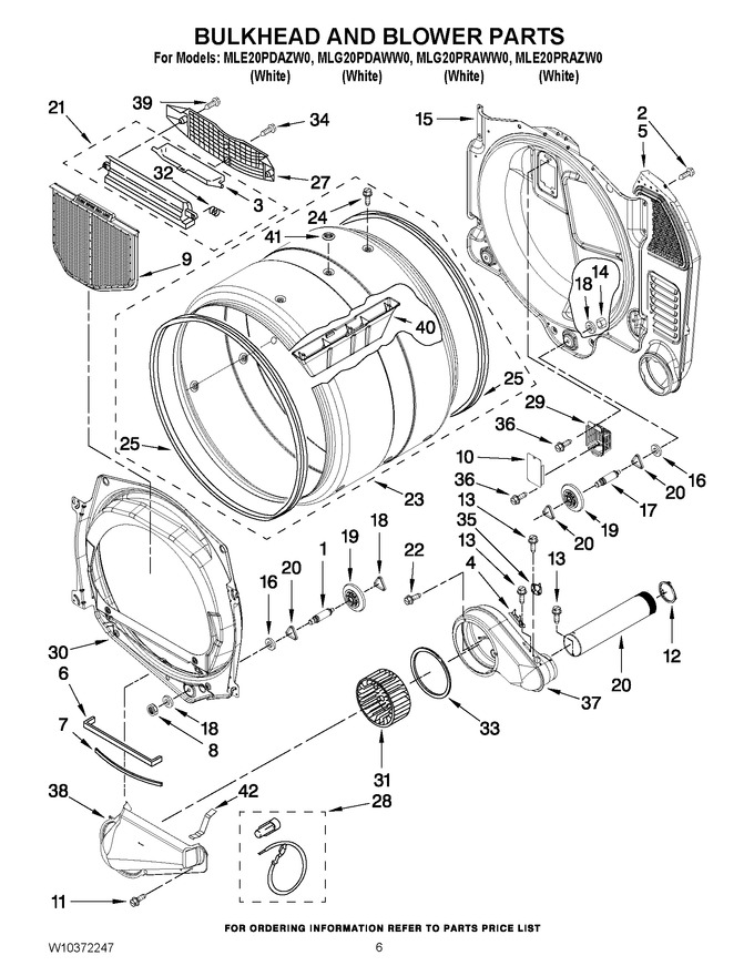 Diagram for MLE20PDAZW0