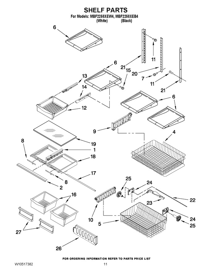 Diagram for MBF2258XEW4