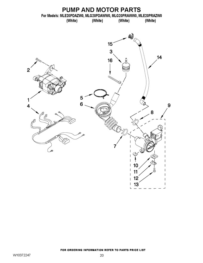 Diagram for MLE20PDAZW0