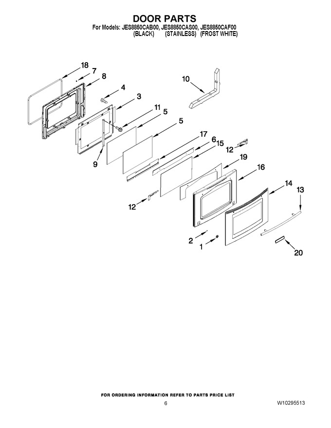 Diagram for JES8850CAS00