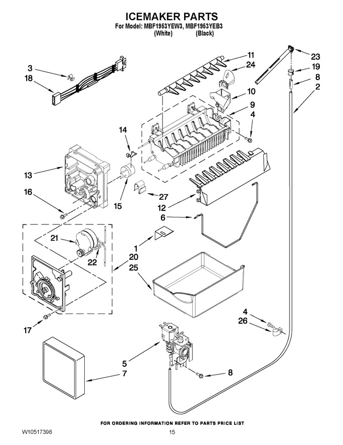 Diagram for MBF1953YEW3