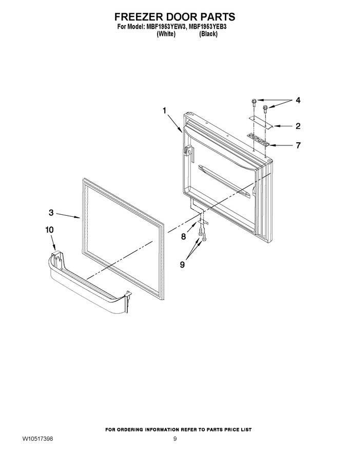 Diagram for MBF1953YEW3