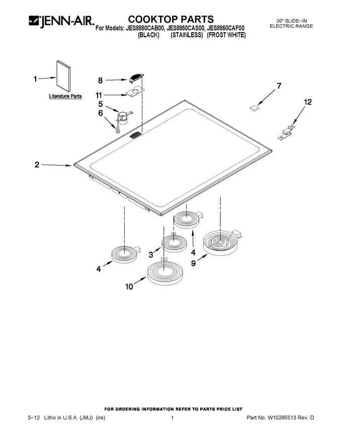 Diagram for JES8850CAF00