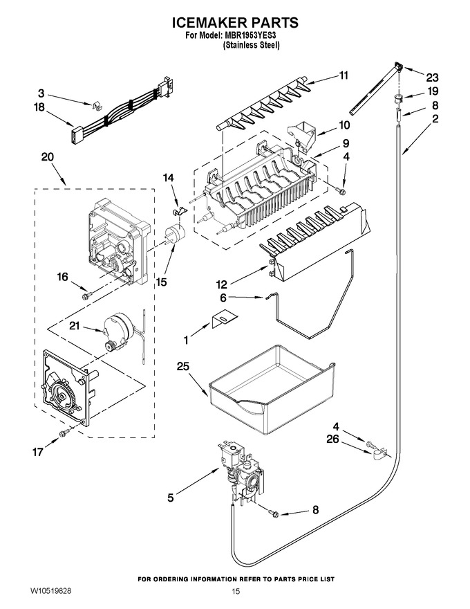 Diagram for MBR1953YES3