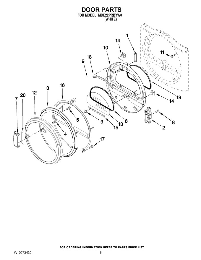 Diagram for MDE22PRBYW0