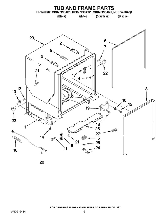 Diagram for MDB7749SAW1