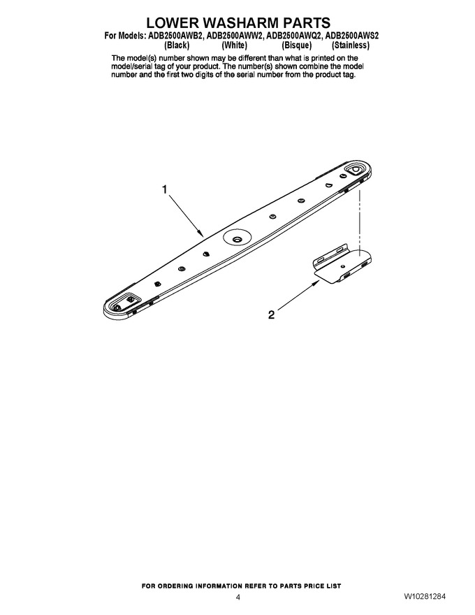 Diagram for ADB2500AWW2