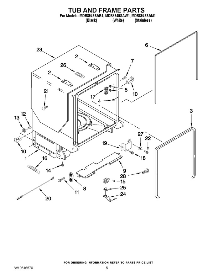 Diagram for MDB8949SAW1