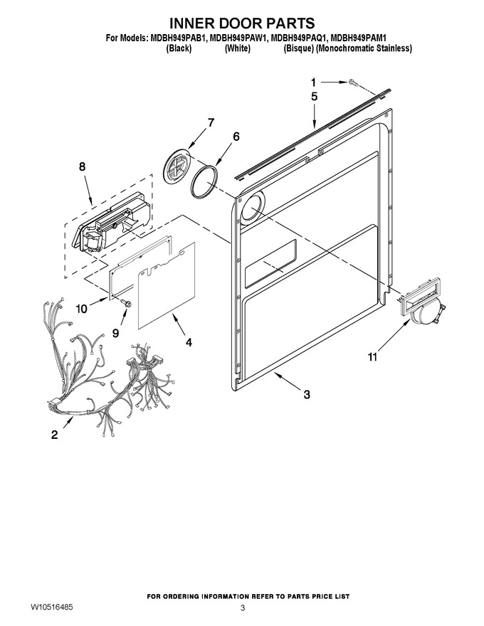 Diagram for MDBH949PAW1