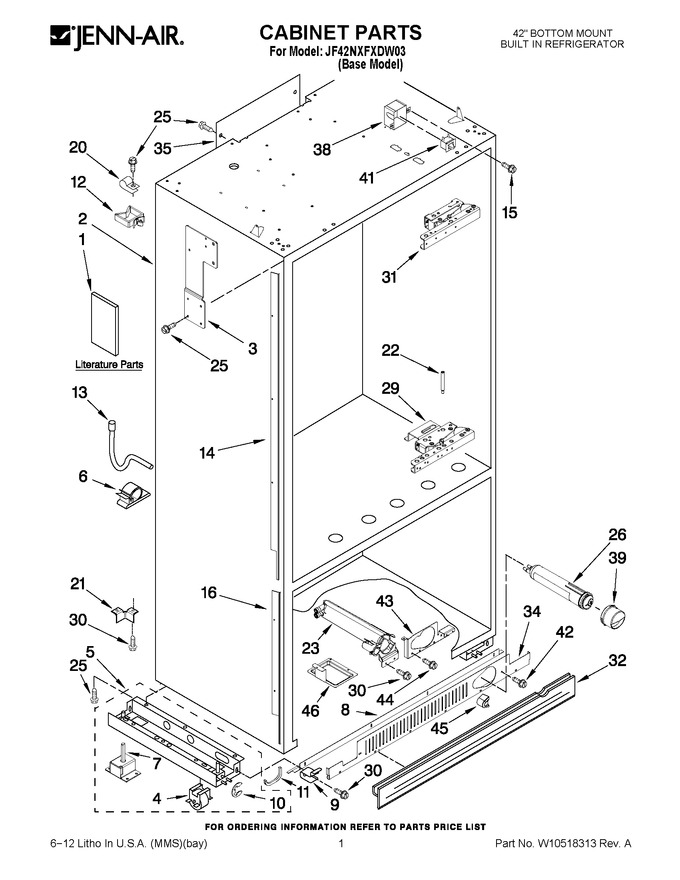 Diagram for JF42NXFXDW03