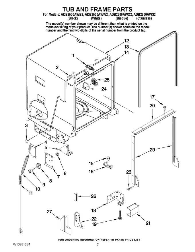 Diagram for ADB2500AWS2