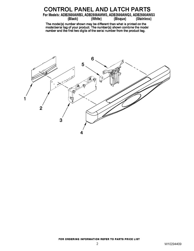 Diagram for ADB2500AWB3