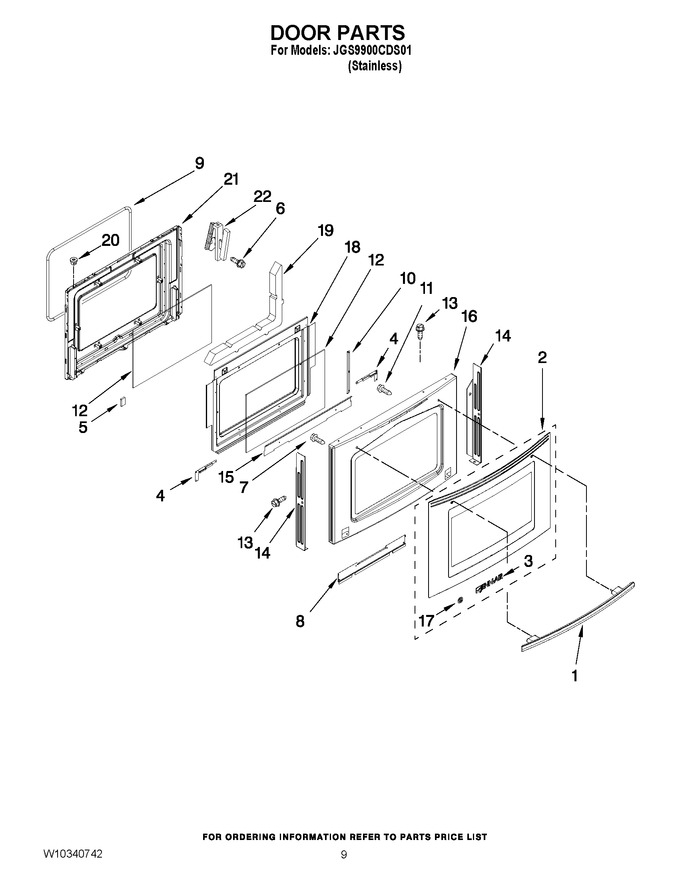 Diagram for JGS9900CDS01