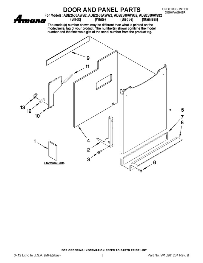 Diagram for ADB2500AWB2