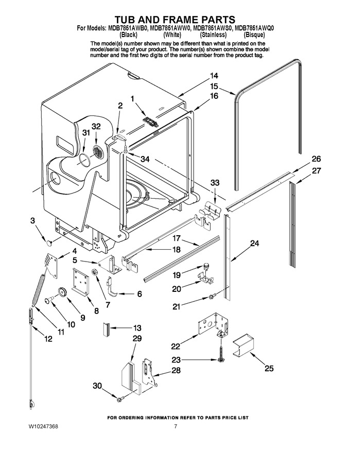 Diagram for MDB7851AWS0