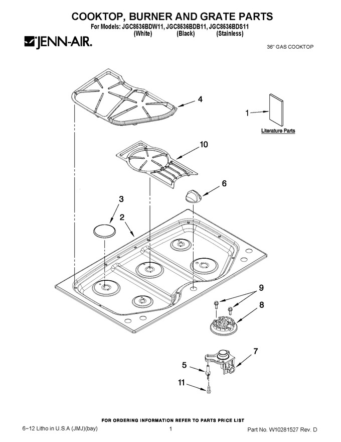 Diagram for JGC8536BDB11