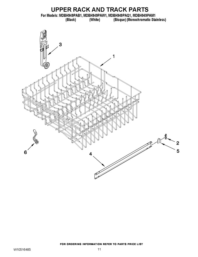 Diagram for MDBH949PAW1
