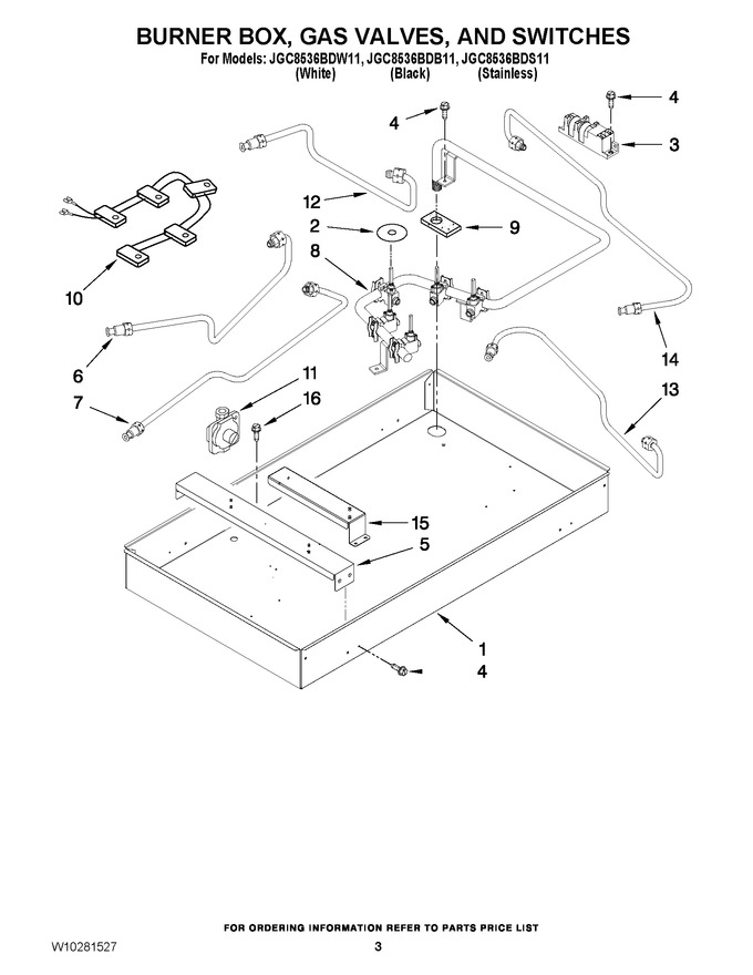 Diagram for JGC8536BDB11