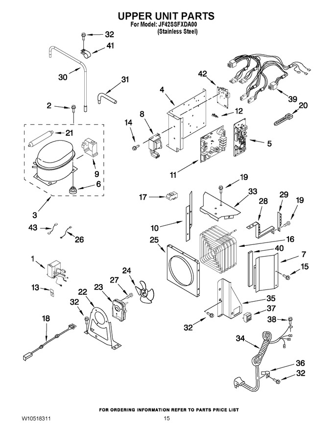 Diagram for JF42SSFXDA00