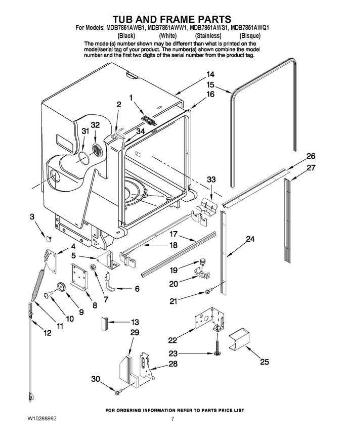 Diagram for MDB7851AWW1