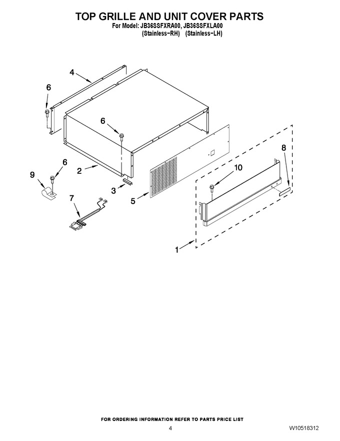 Diagram for JB36SSFXRA00