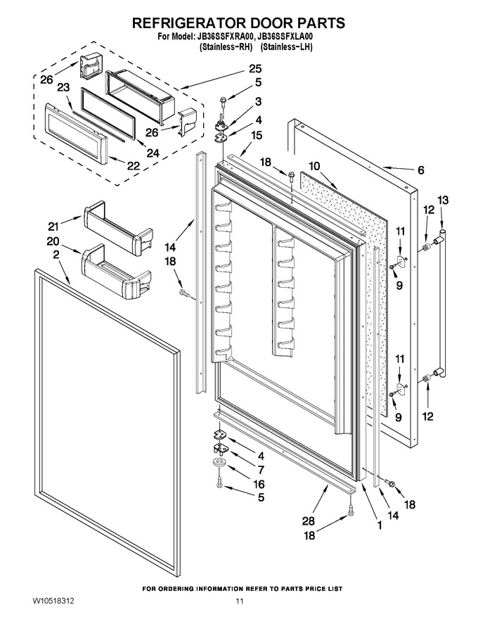 Diagram for JB36SSFXRA00